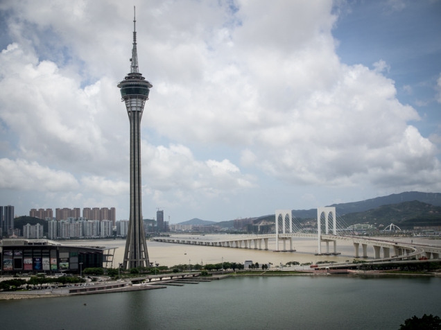 A view of Macao's tallest tower